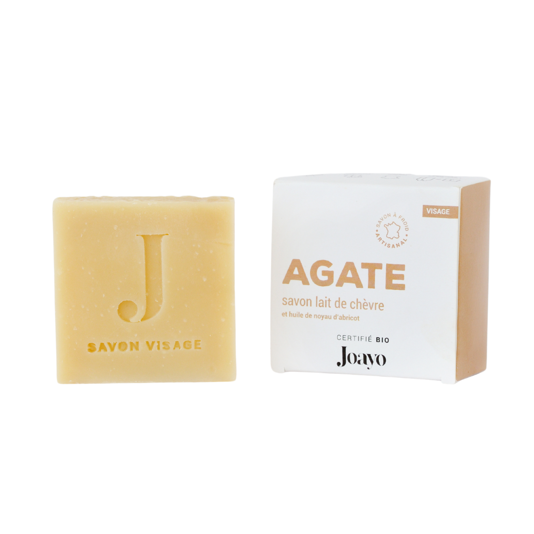 Agate - Savon visage au lait de chèvre - 100g