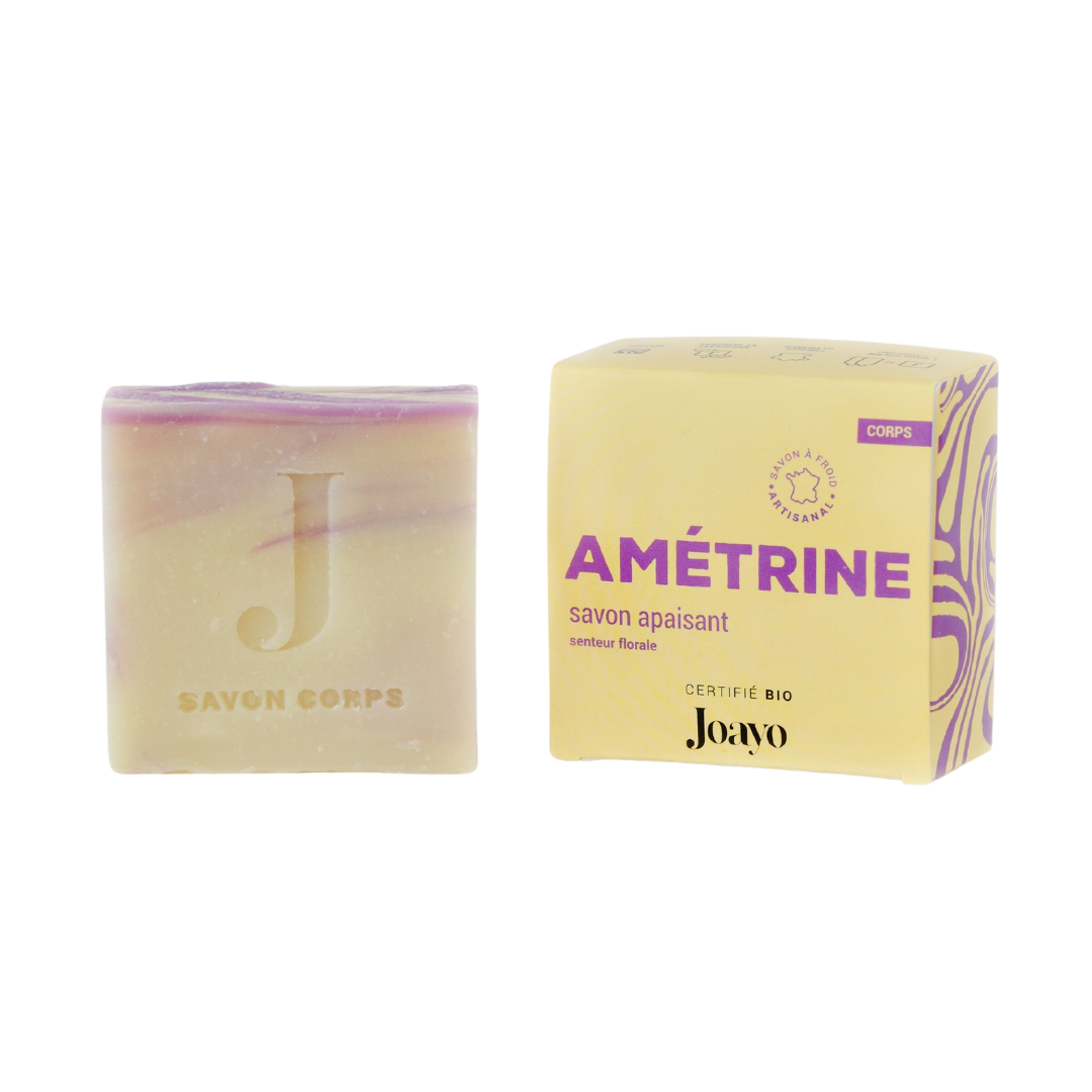 Amétrine apaisant – Savon corps surgras – 100g